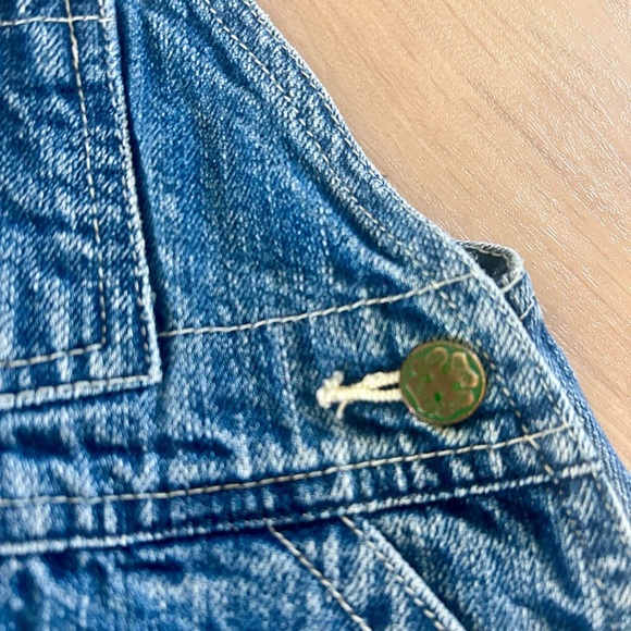 Vintage OshKosh B'gosh Blue Denim Overalls dress for Kids 12 months - Picture 4 of 5